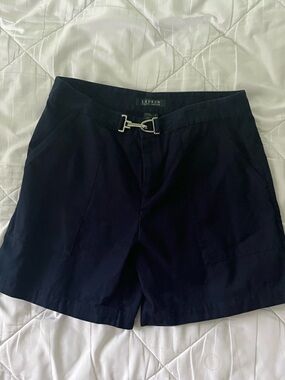 Navy Tailored Shorts